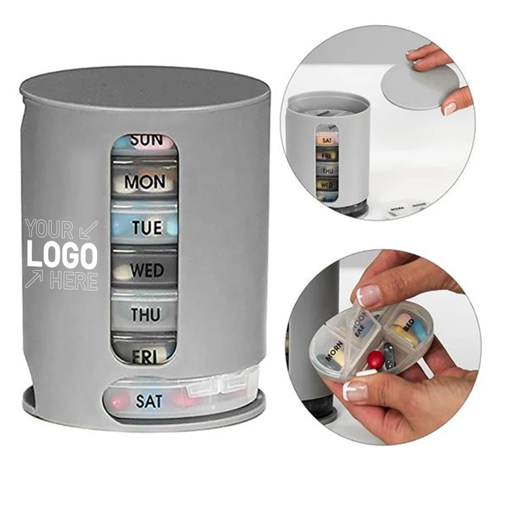 Pill Organizer 7 Day Cases Large Portable Medicine Box 1