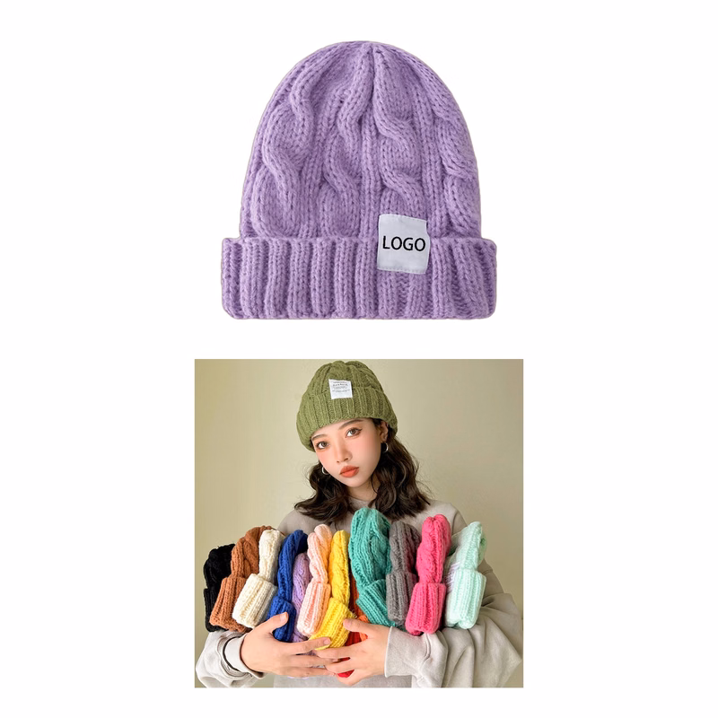 Pure Color Knitted Hat