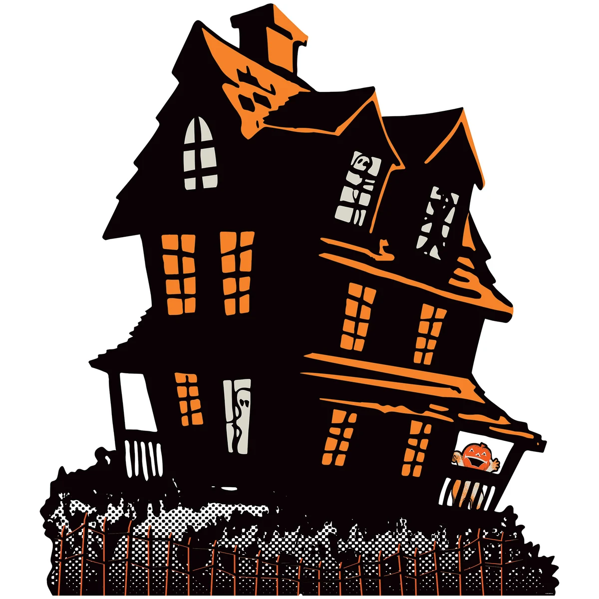 Vintage Halloween Haunted House Stand-Up 1
