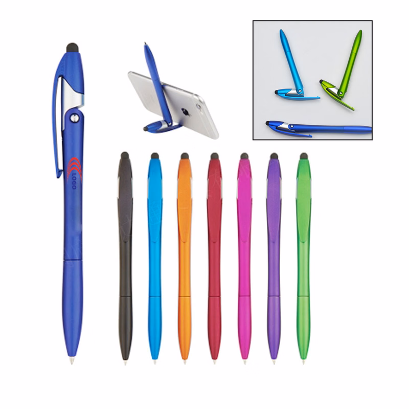 Stylish Folding Phone Support Ballpoint Pen
