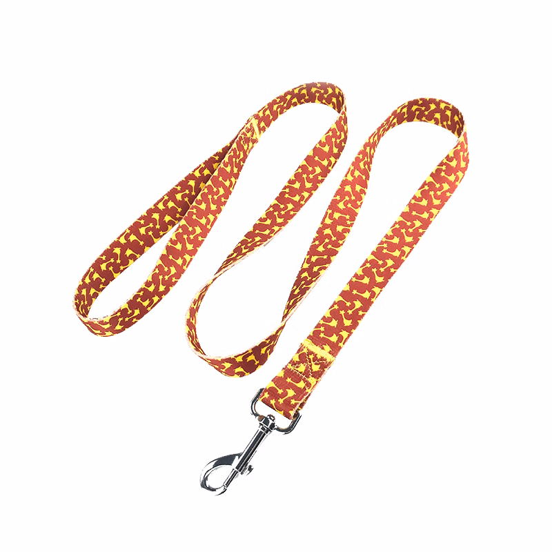 Adjustable Polyester Pet Leash with Metal Hook - Large