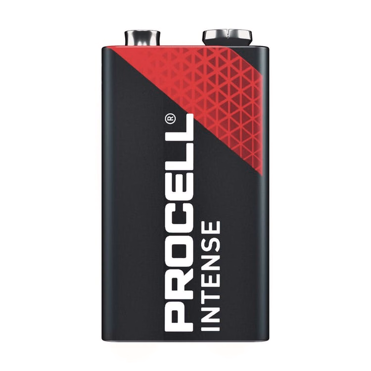 Duracell Procell Intense 9V Alkaline Batteries - 72 Total