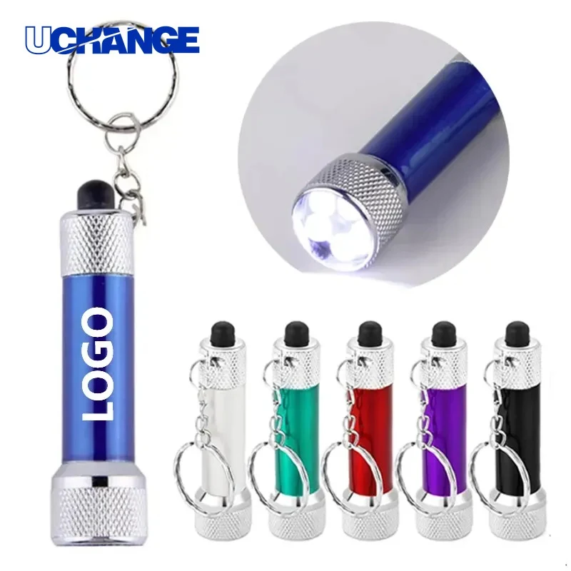 LED Aluminum Keychain Flashlight Compact Emergency Light 1