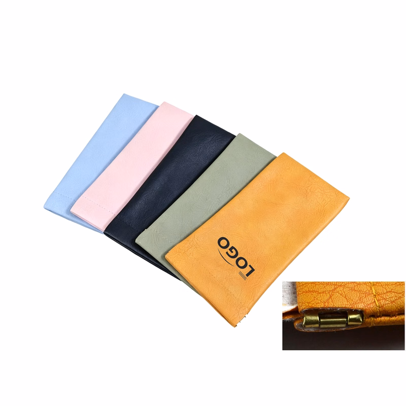 Squeeze-Shut Eyeglass Pouch