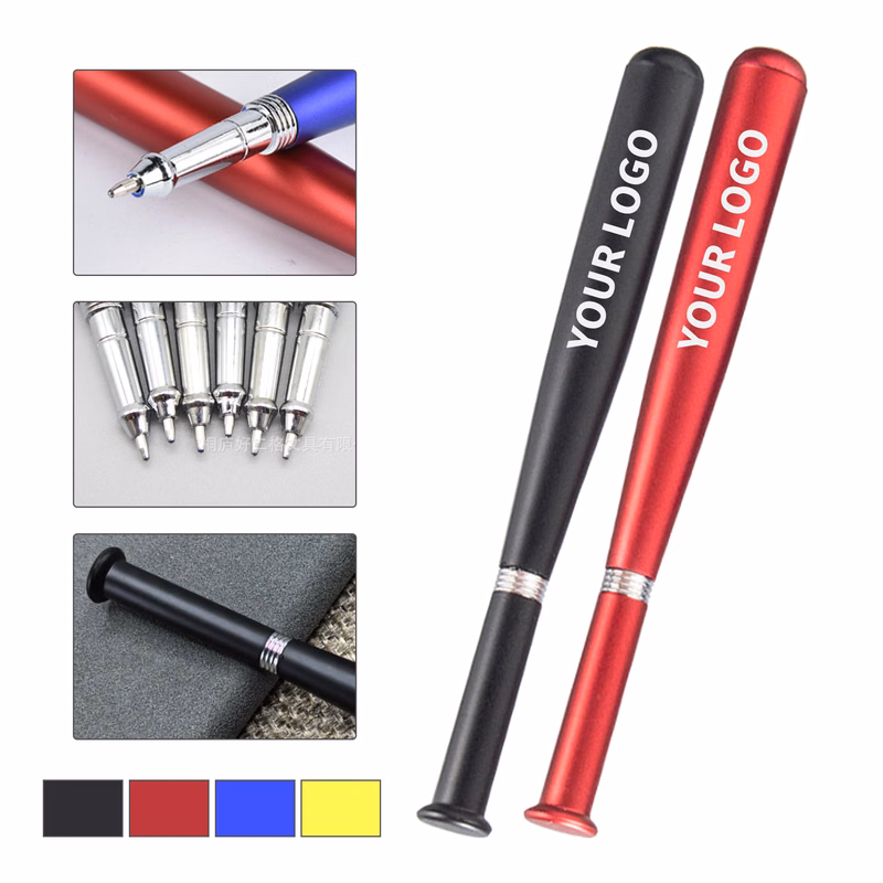 Baseball Theme Gel Ink Ballpoint With Barrel Imprint
