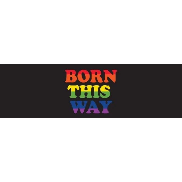 Born This Way Window Decals 3" x 10" 1