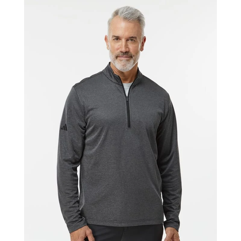 Adidas Men's Space Dyed Quarter-Zip Pullover - A593 1