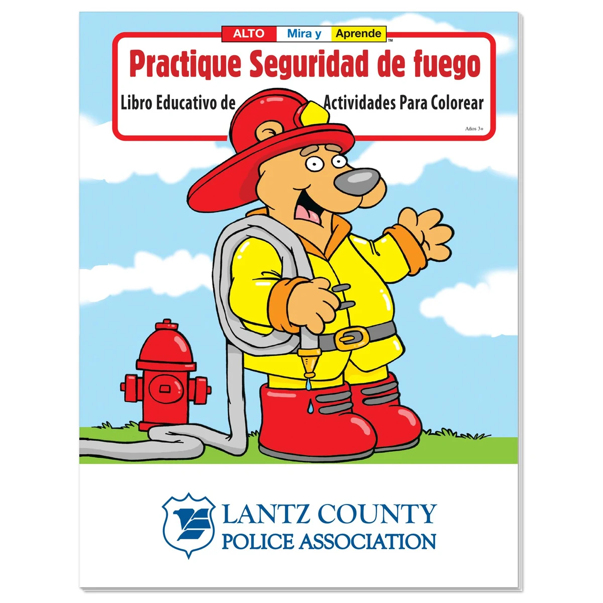 Coloring Book: Practice Fire Safety (Spanish) 1
