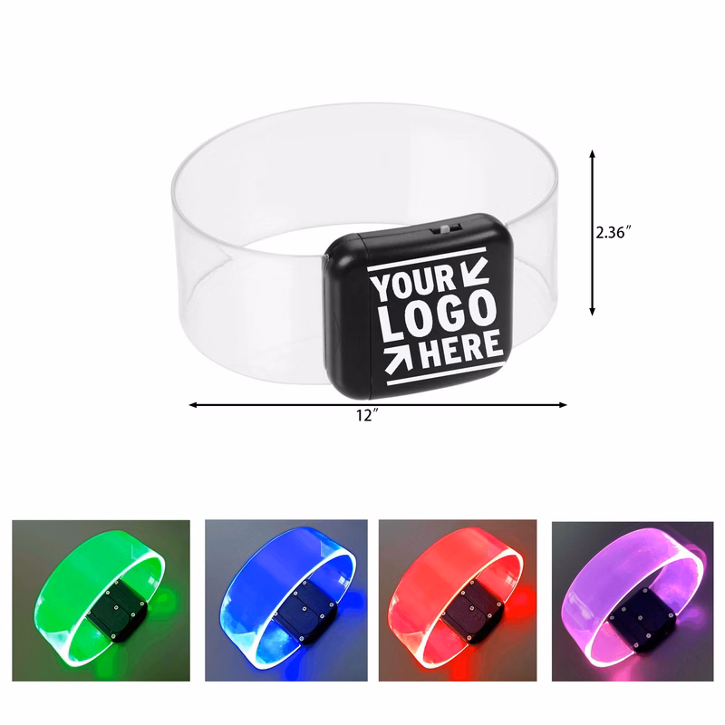 LED Light Up Bracelets with Magnetic