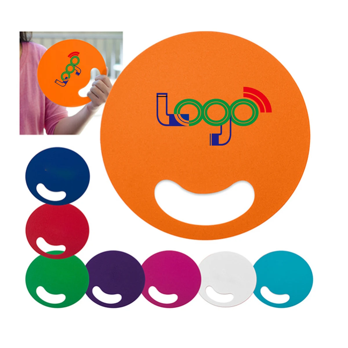 Summer Round Advertising Fan 1