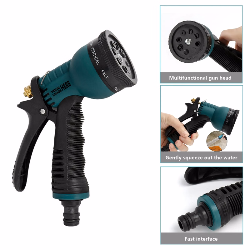 8 in 1 Adjustable Garden Hose Spray Nozzle