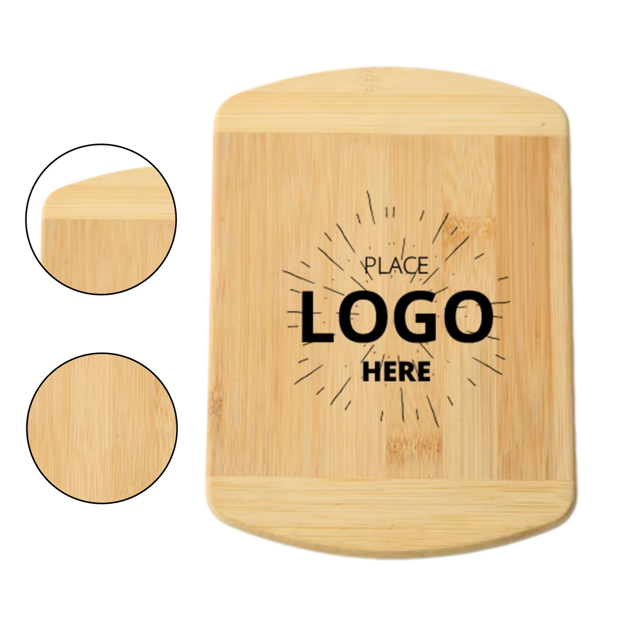 Rounded Bamboo Cutting Board 1