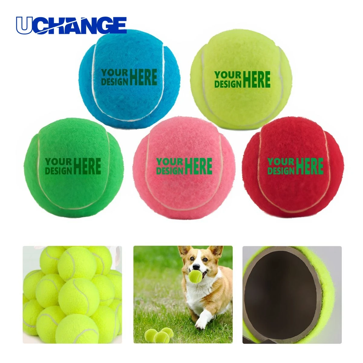 Durable Dog Training Tennis Ball Toy 1