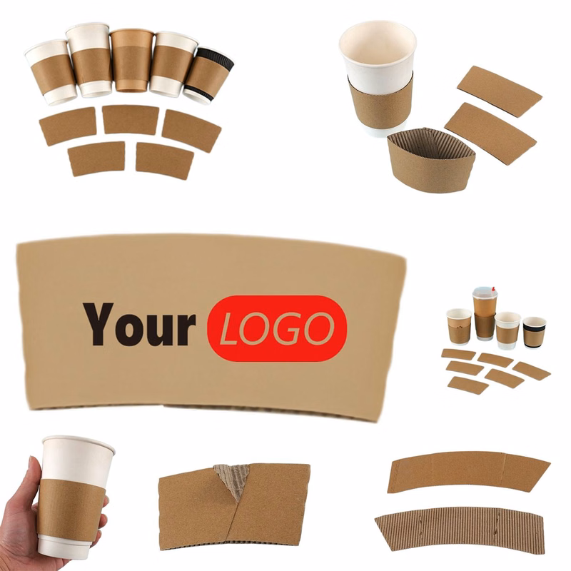 90mm Disposable Insulated Paper Cup Jacket
