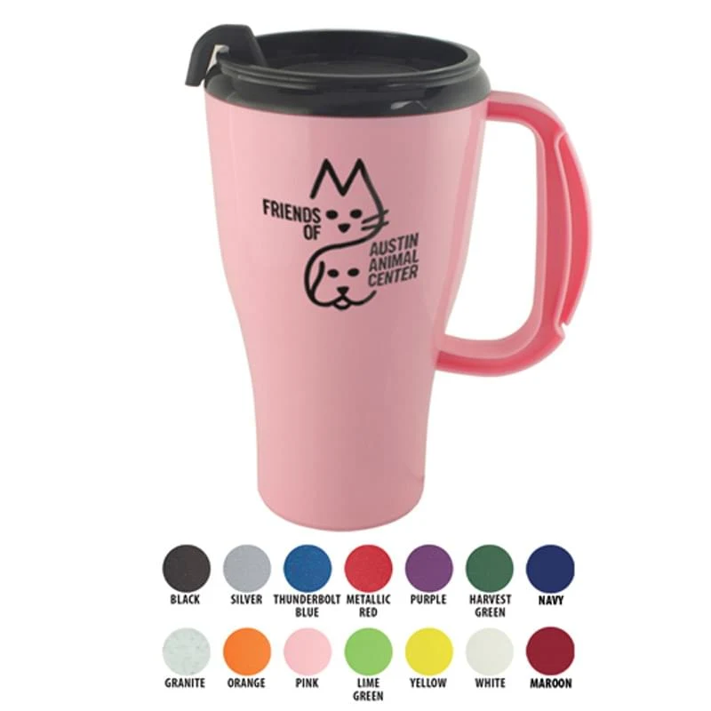 Mugs - 16 Oz. Omega Mug With Spill-Resistant Lid 1