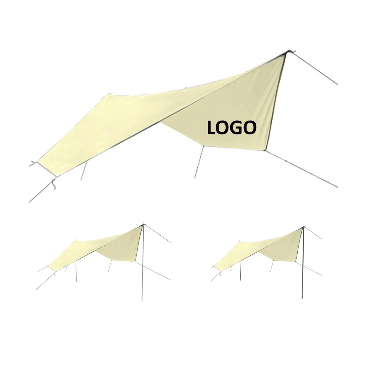 Outdoor Sunshade Rainproof Fly Tent Tarp 1