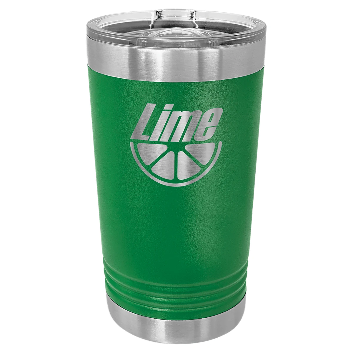 Polar Camel Green 16 oz. Pint with Slider Lid 1