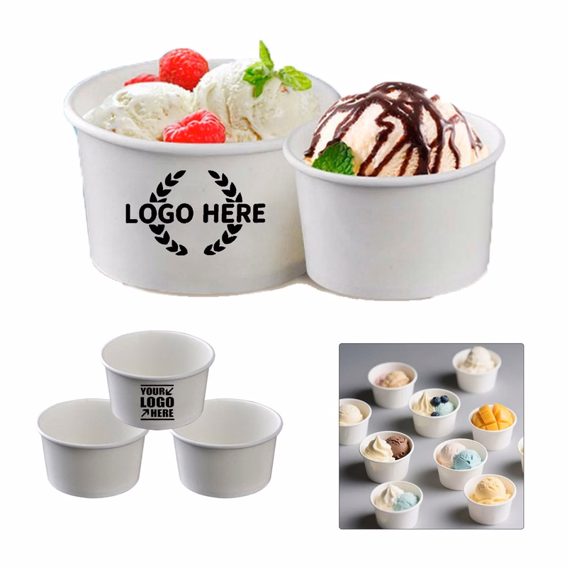 4oz Custom Printed Ice Cream Paper Cup