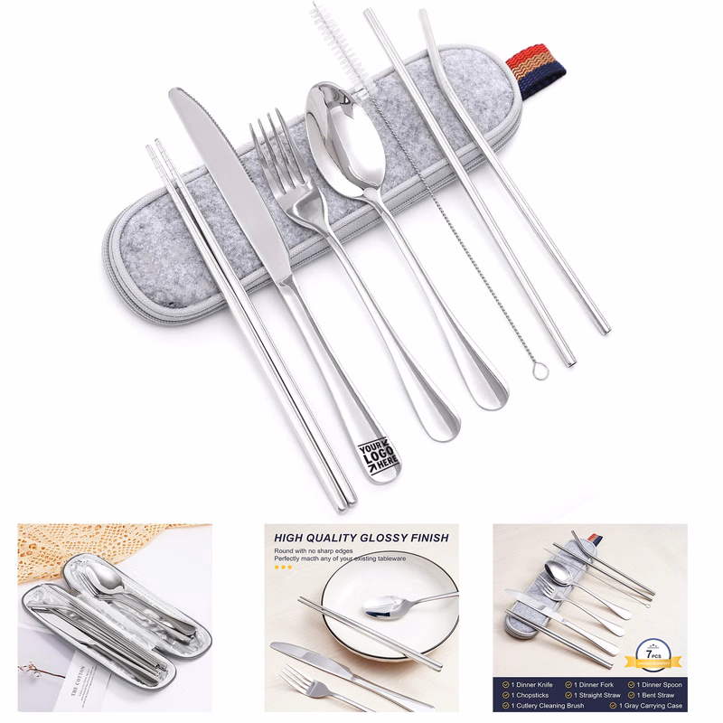 6.4 Oz 8 Pieces Stainless Steel Flatware Set