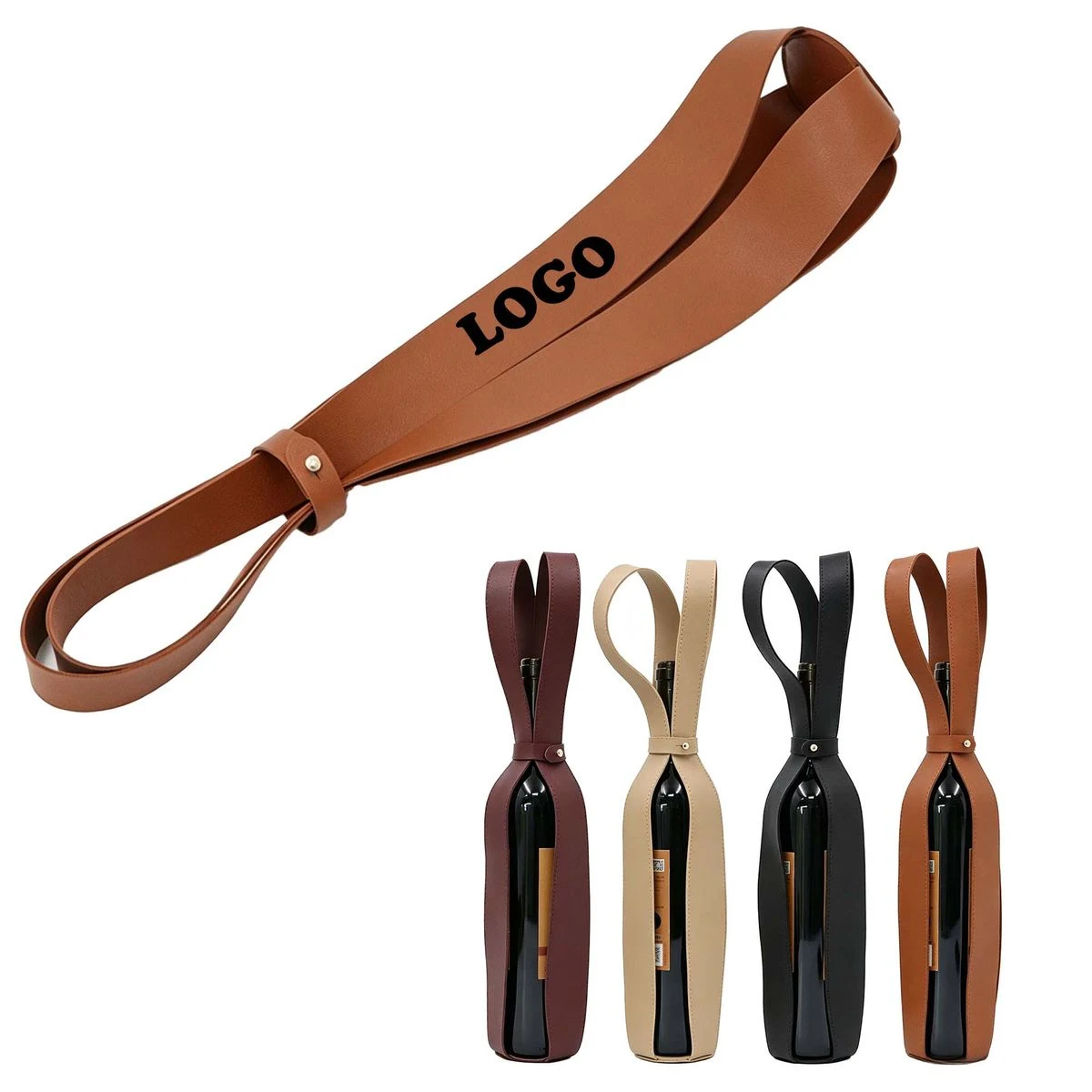 MOQ 20 Piece Hollow-Out Portable Wine Bag 1