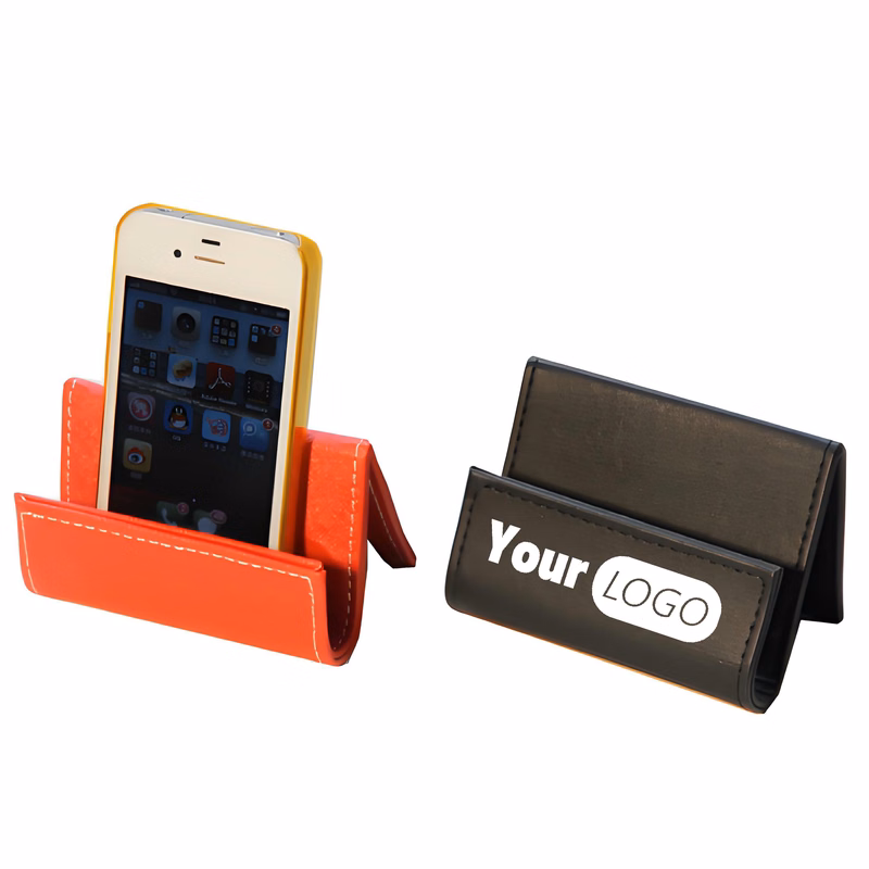 PU Leatherette Phone Stand Holder