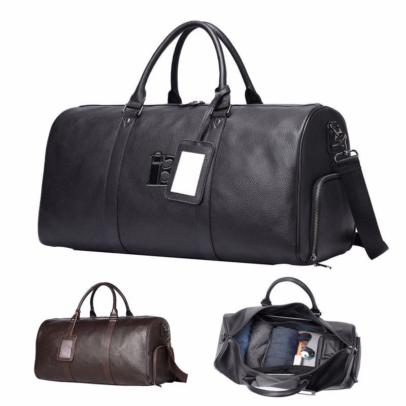 Genuine Leather Travel Duffel Bag