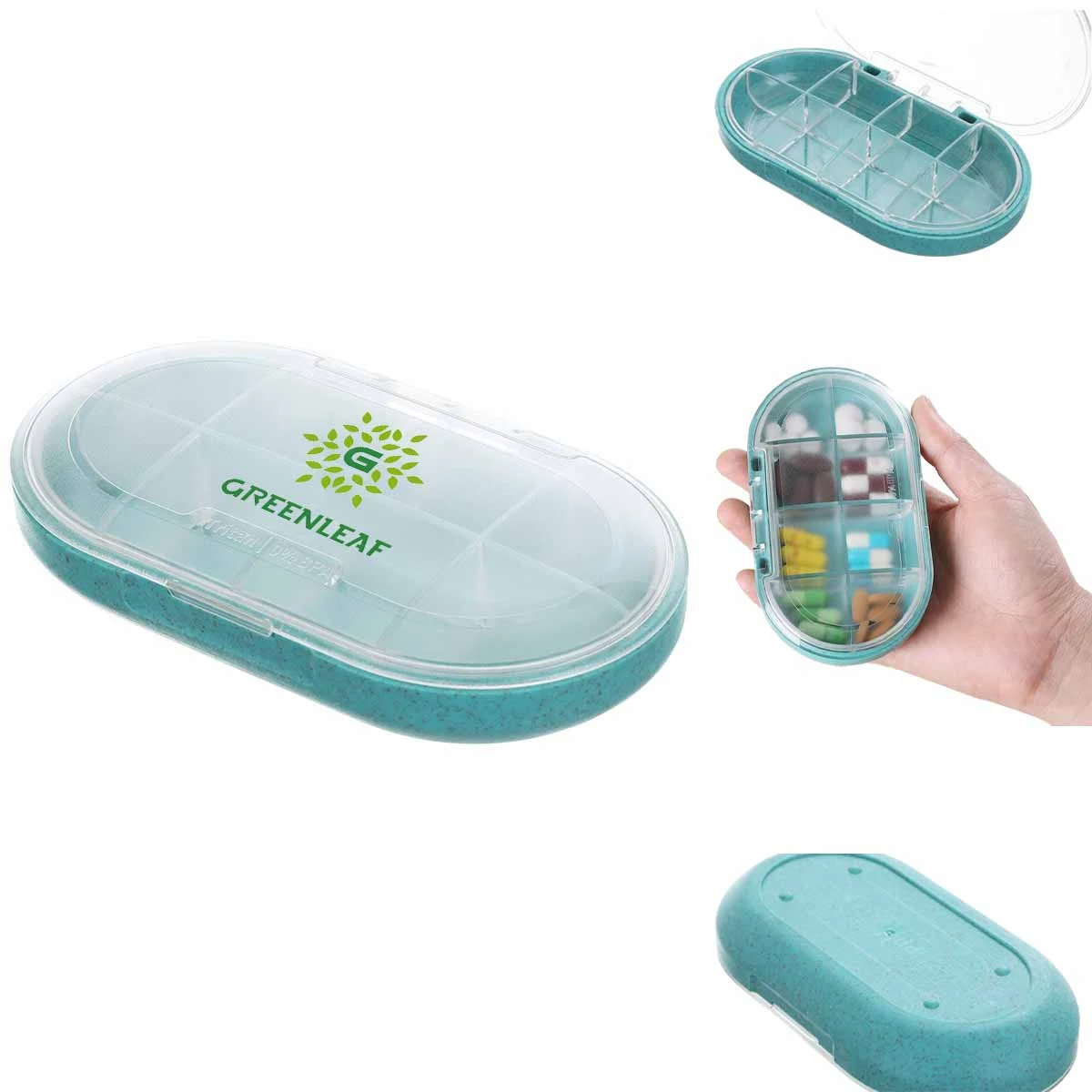 Plastic Medicine Box With Eight Compartments 1