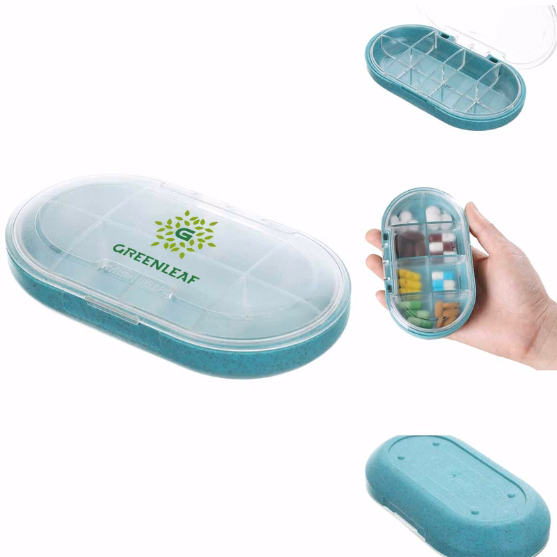 Plastic Medicine Box With Eight Compartments