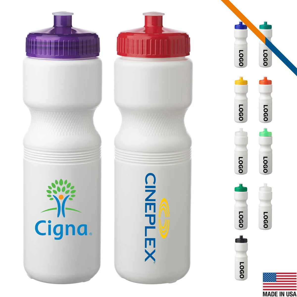 Sigman Plastic Water Bottle - 28 OZ. 1