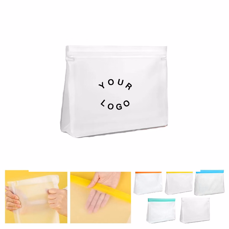 Eco Friendly Zip Seal PEVA Food Pouches