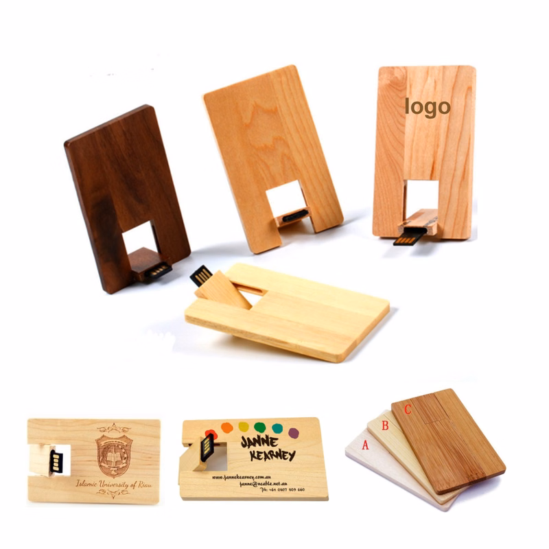 Wood USB Flash Card