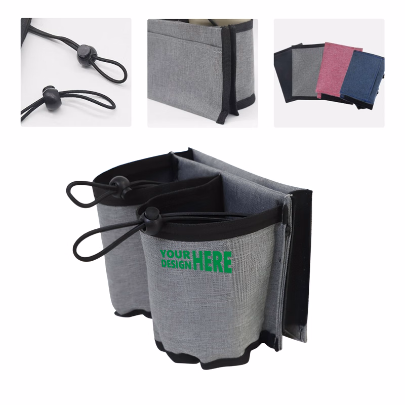 MOQ50 Personalized Portable Luggage Cup Holder