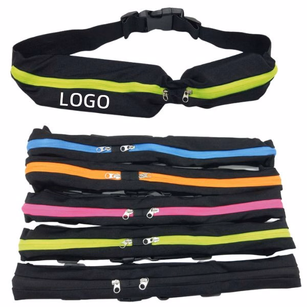 Fanny Pack W/ 2 Zipper Pockets
