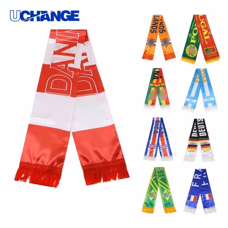 Satin Soccer Fan Scarf