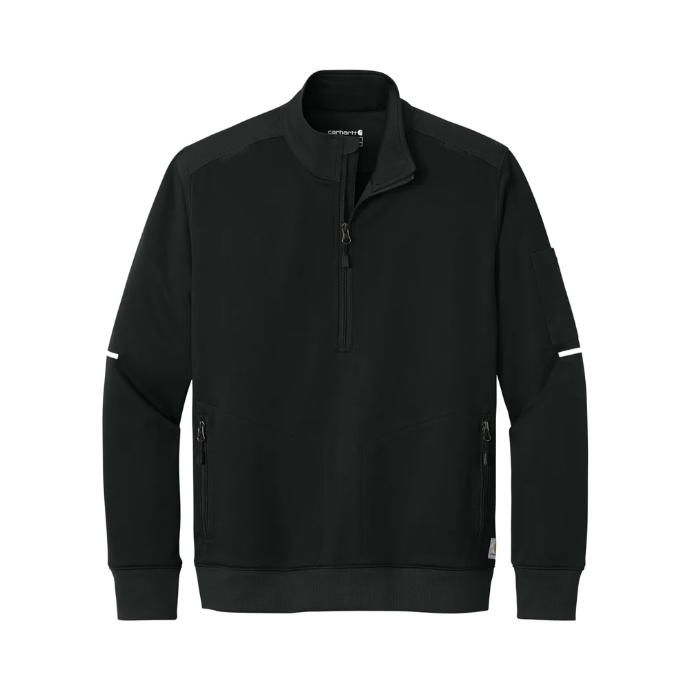 Carhartt FLD & RSCU Half-Zip Mid-Layer Performance Pullover, custom hoodie or sweatshirt with logo imprint 1