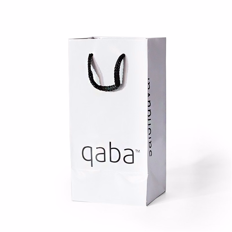250g C1S paper bag with full color imprint on all sides (5.25*8.25*3.25")