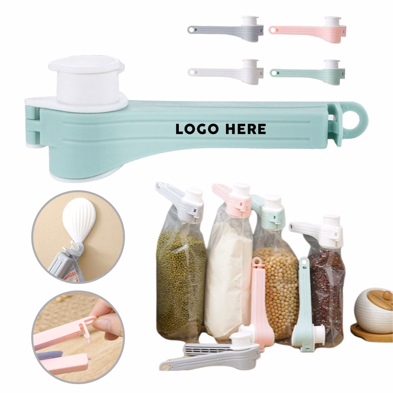 Multifunctional food sealing clip