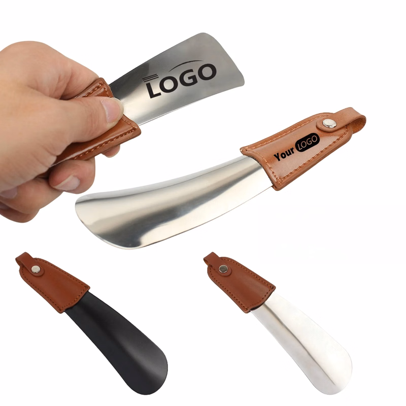 Custom Stainless Steel Shoehorn Metal Modern Classic Elegant