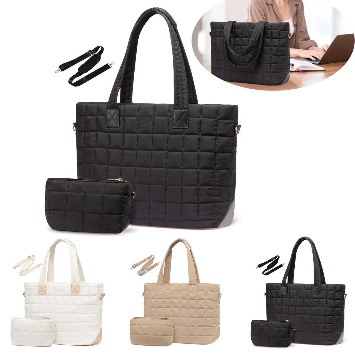 Large Capacity Tote Bag 1