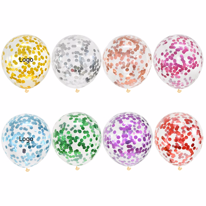 100pcs 12 inches Confetti Latex Party Balloons
