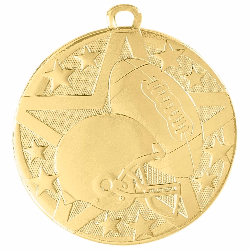 2" Bronze Superstar Football Medal