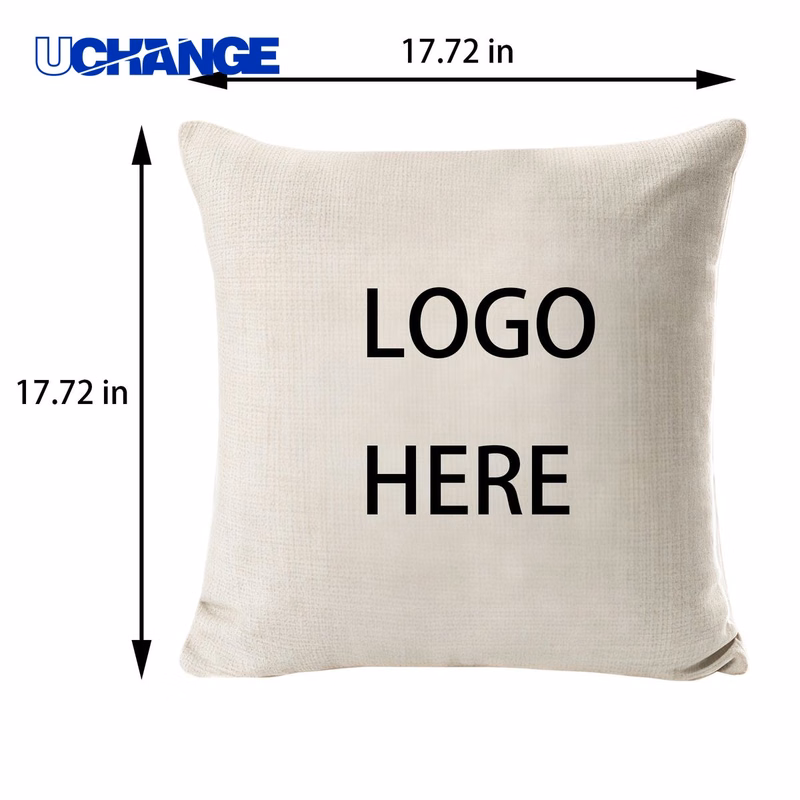 Linen Throw Pillow for Home Sofa Decoration