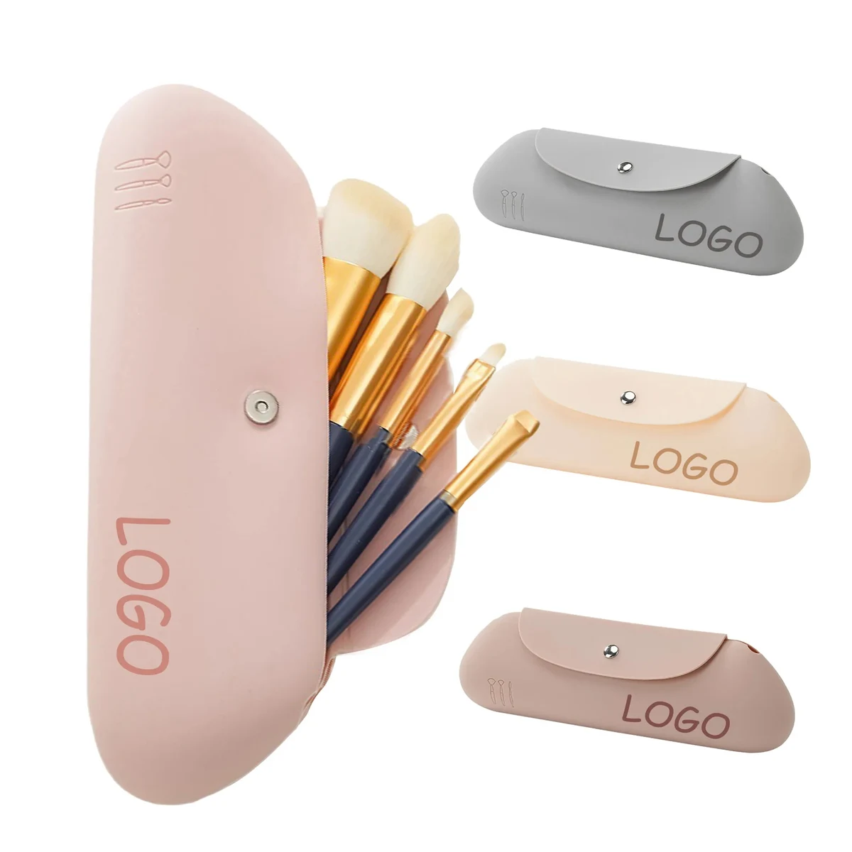 MOQ 10 Silicone Makeup Brush Storage Bag Dust Waterproof 1