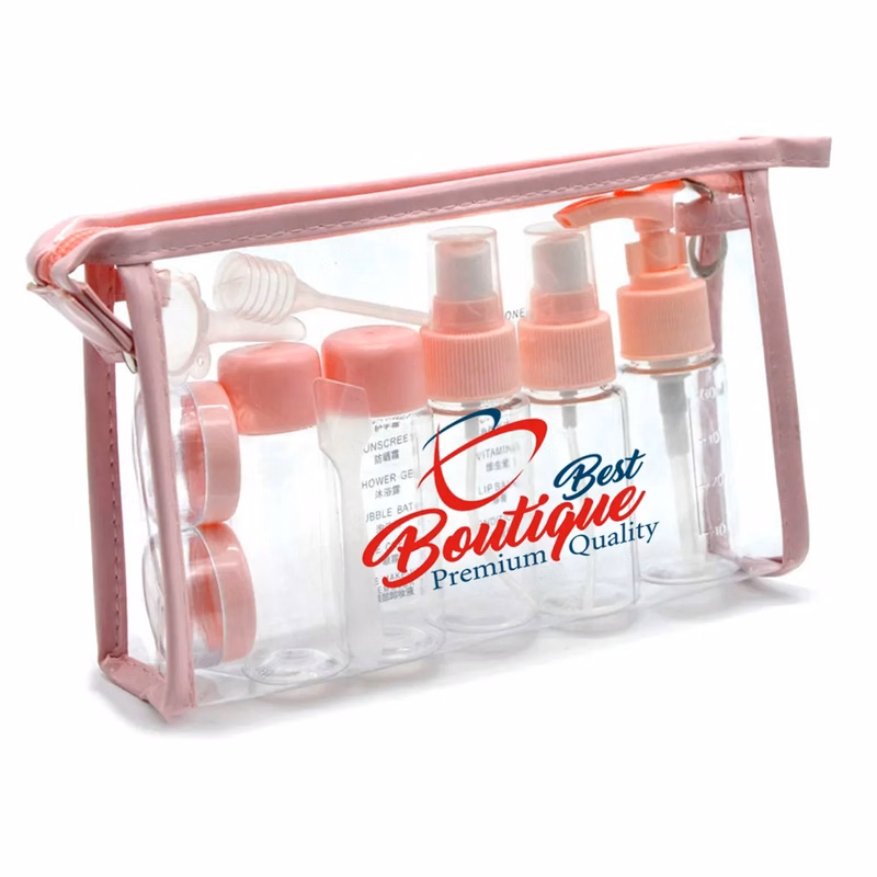 11 Pack Leak Proof Portable Empty Plastic Travel Bottles Kit