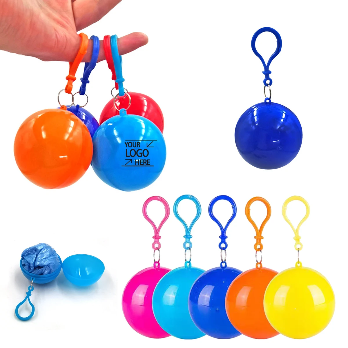 Portable Raincoat in a Ball Shape 1