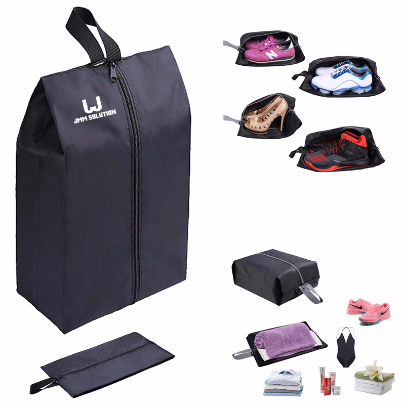 Solid Color Dustproof Travel Shoe Storage Bag