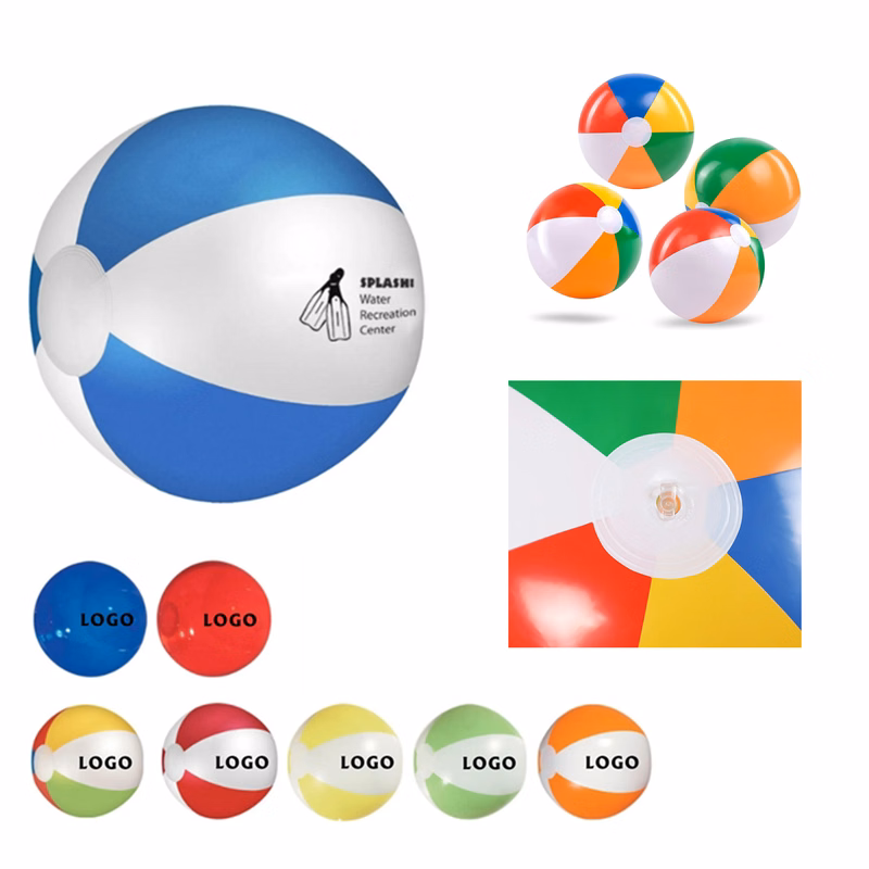 Portable PVC 12" Inflatable Beach Ball