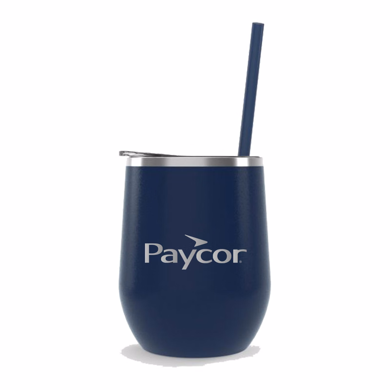 12 Oz. Maars Midnight Bev Steel Stainless Steel Wine Tumbler