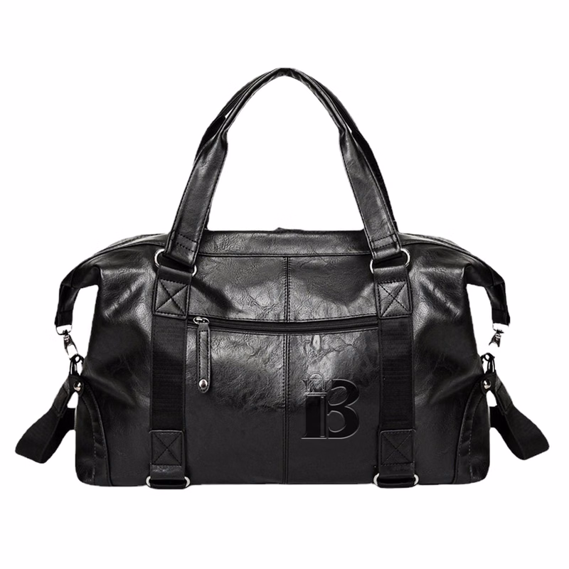 PU Leather Waterproof Travel Duffel Bag