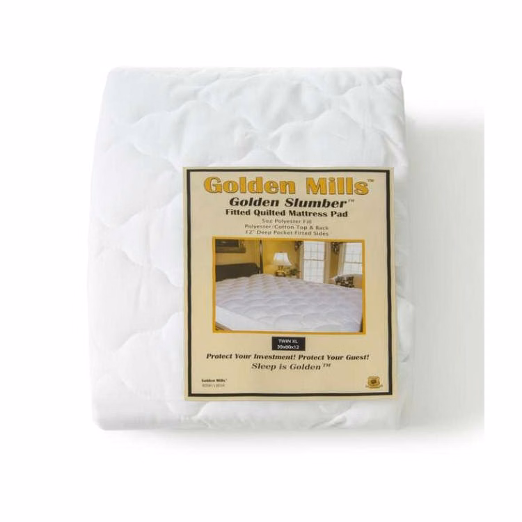 Golden Slumber Quilted Mattress Pads Cal King